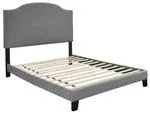 Adelloni Gray Queen Upholstered Bed