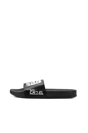 Black Camel Men's Anonymous Printed Slide Slippers