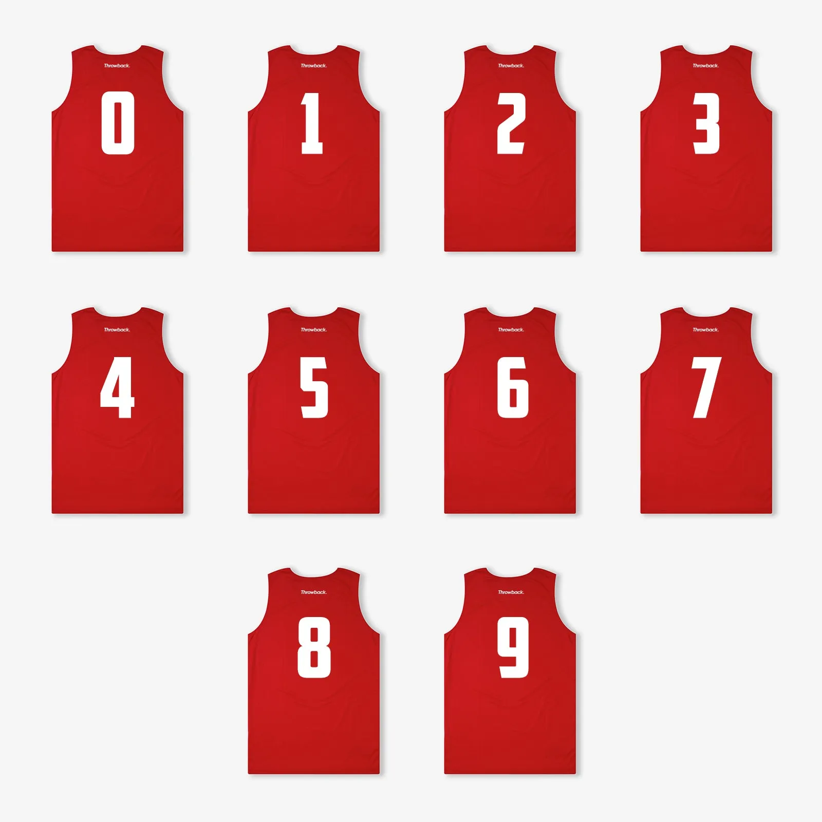 Elite Game Reversible Jerseys (Team Pack) - Red/White