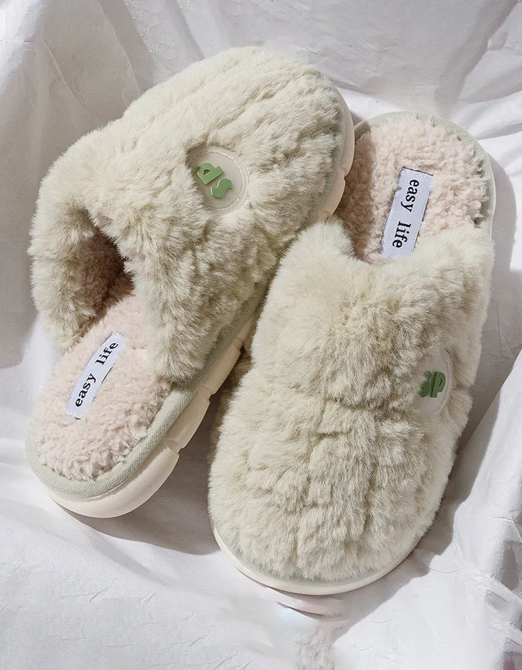 Fluffy Soft Non-slip Indoor Slipper 38-47