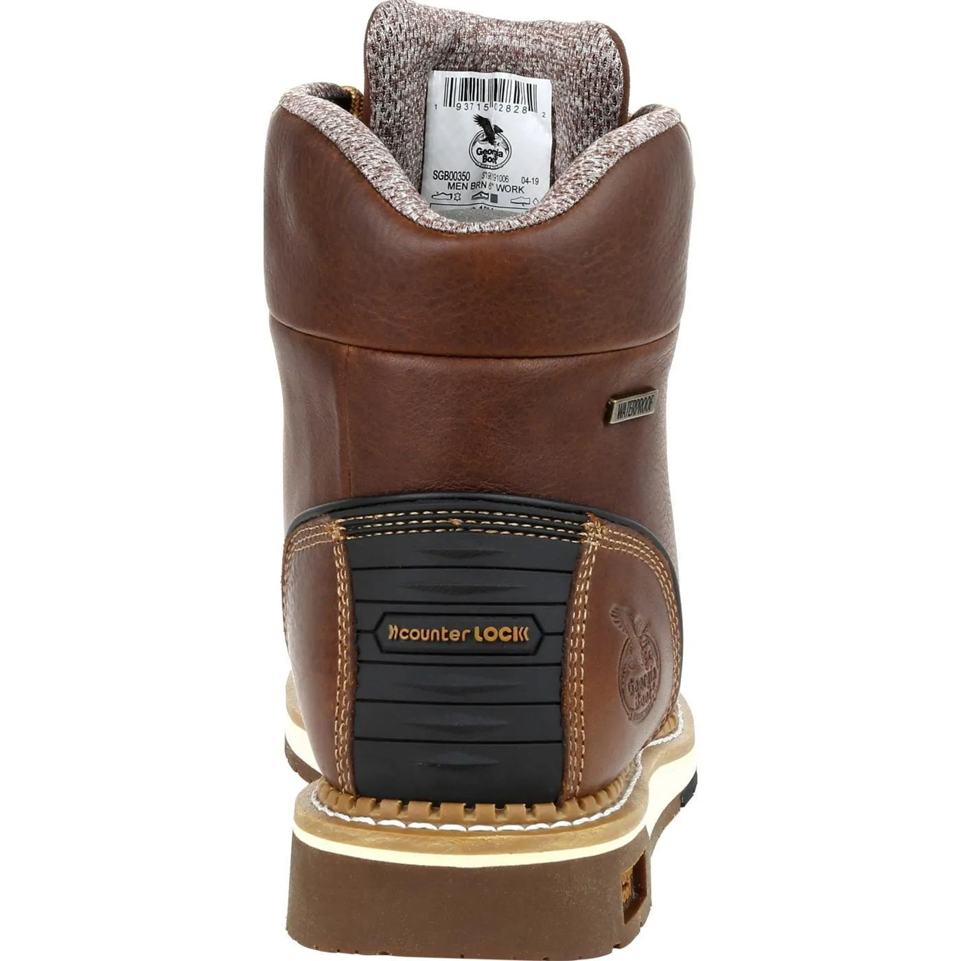 Georgia Men's - 6" Waterproof Amp LT Wedge - Round Soft Toe