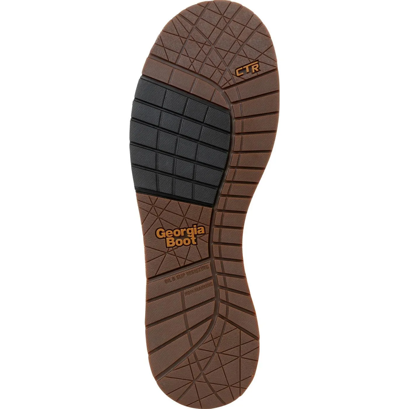 Georgia Men's - 6" Waterproof Amp LT Wedge - Round Soft Toe