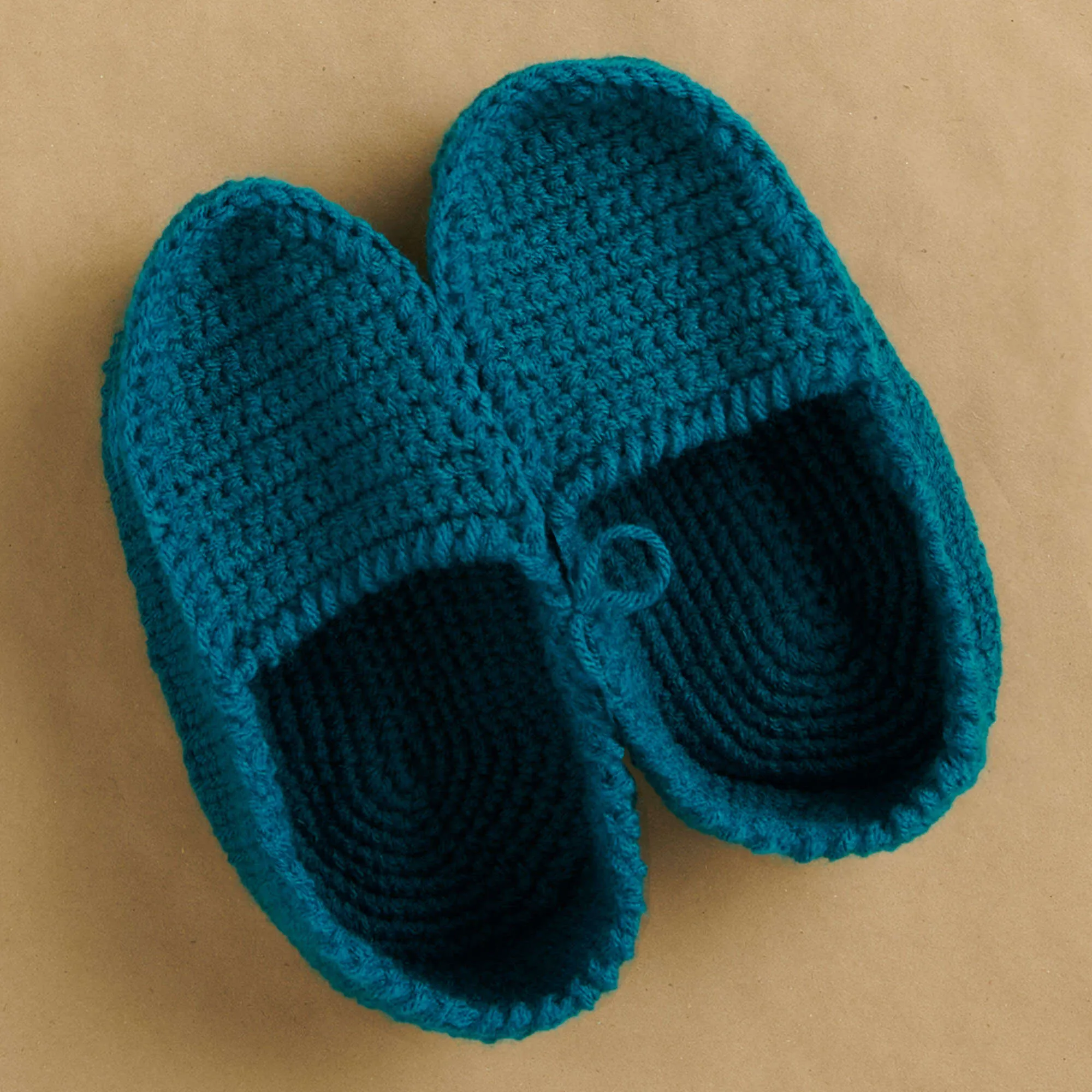 Red Heart Crochet Slippers