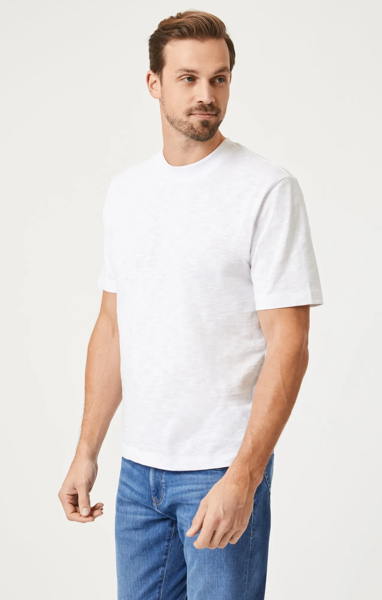 SHORT SLEEVE T-SHIRT IN WHITE