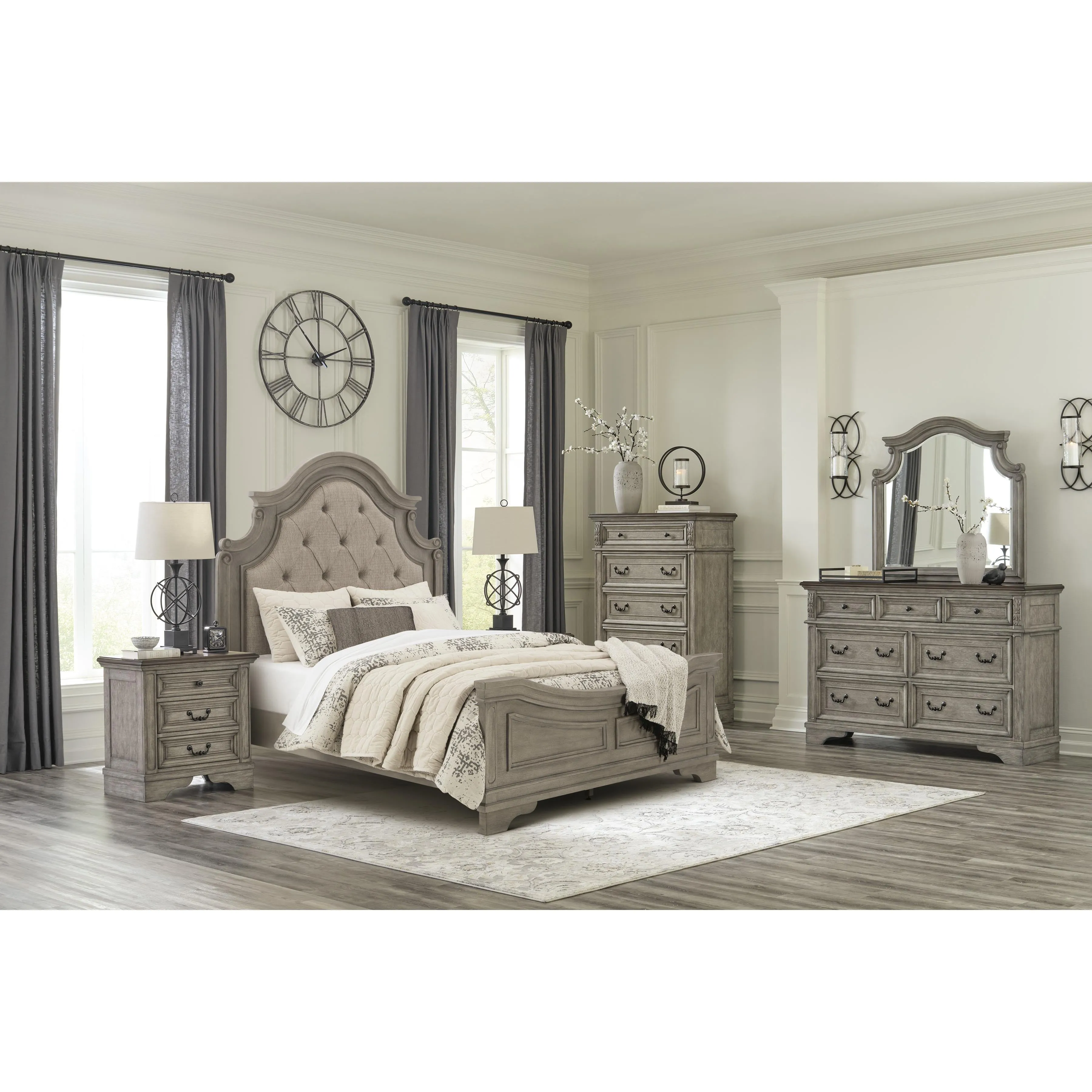 Signature Design by Ashley Lodenbay Queen Panel Bed B751-57/B751-54/B751-96