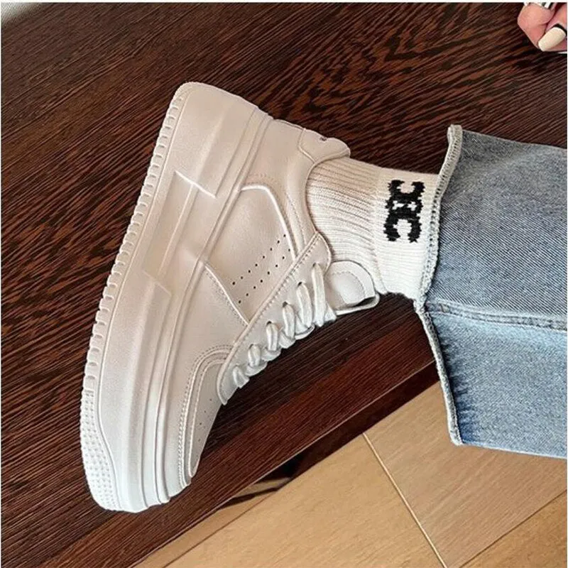 xiangtuibao Flats Platform Heels Casual Sneakers Woman Luxury Brand Sport Running Women Shoes  Spring Summer New White Mujer Sandals