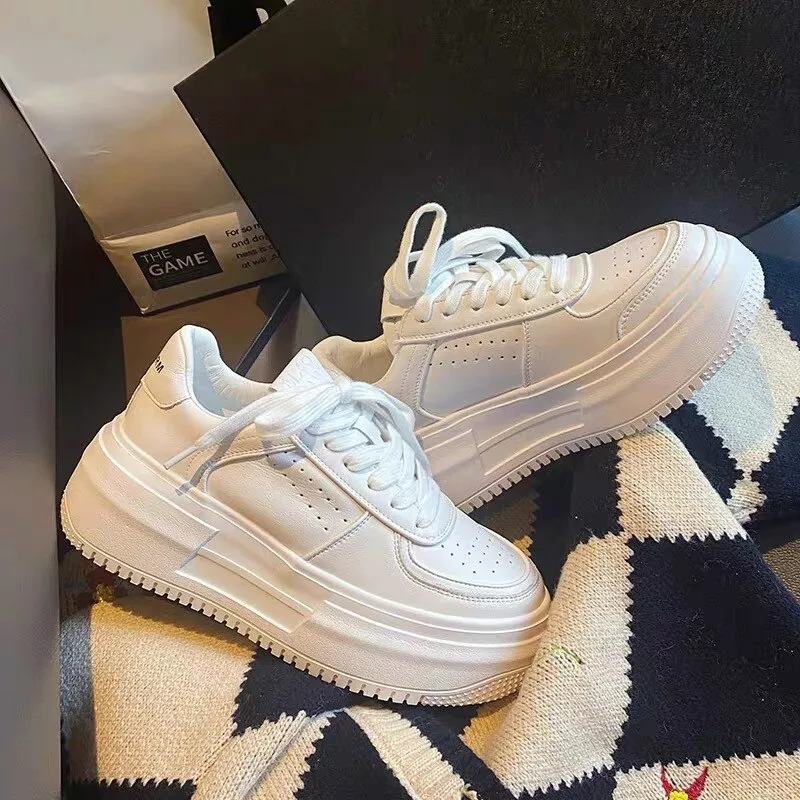 xiangtuibao Flats Platform Heels Casual Sneakers Woman Luxury Brand Sport Running Women Shoes  Spring Summer New White Mujer Sandals