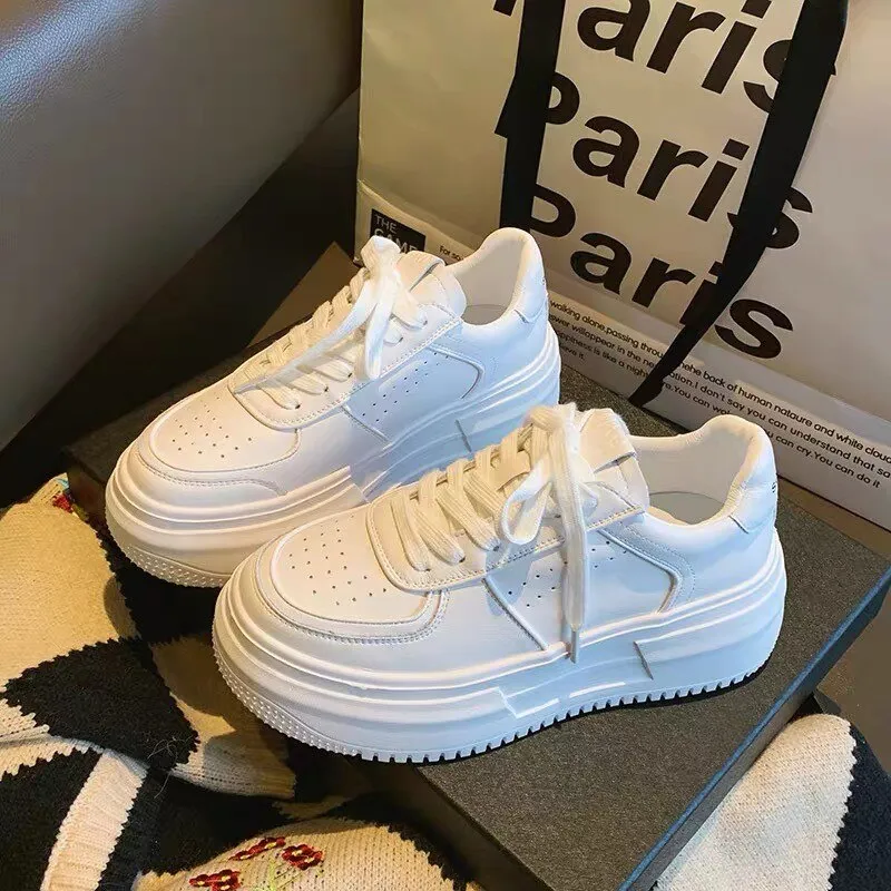 xiangtuibao Flats Platform Heels Casual Sneakers Woman Luxury Brand Sport Running Women Shoes  Spring Summer New White Mujer Sandals